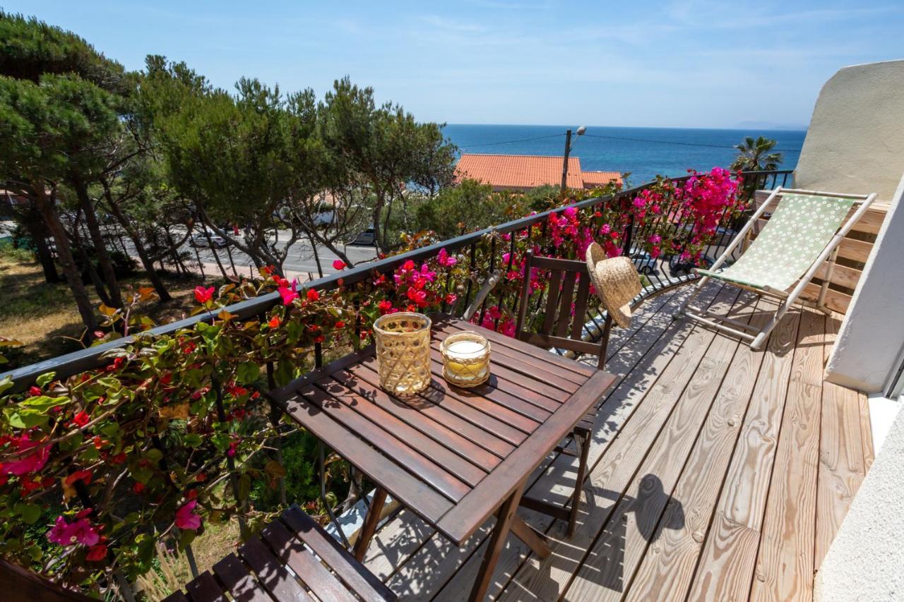 Hotel Almanarre Plage - Hotel Eco-Responsable Face A La Mer Hyeres Exterior photo
